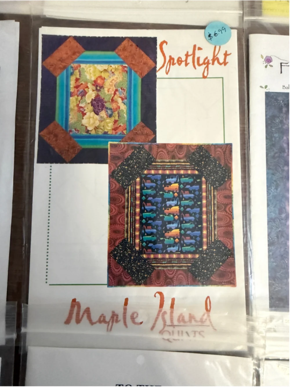 Vintage Quilt Pattern Lot of 9 New Unused Mountainpeek Maple Island Summerwinds